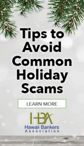 Tips to Avoid Common Holiday Scams.  Learn More.